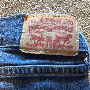 Levi's Blue Straight Leg Jeans